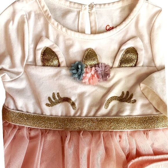 ❤️ Cat & Jack Reindeer Party Dress Size 12 Months - Picture 3 of 5